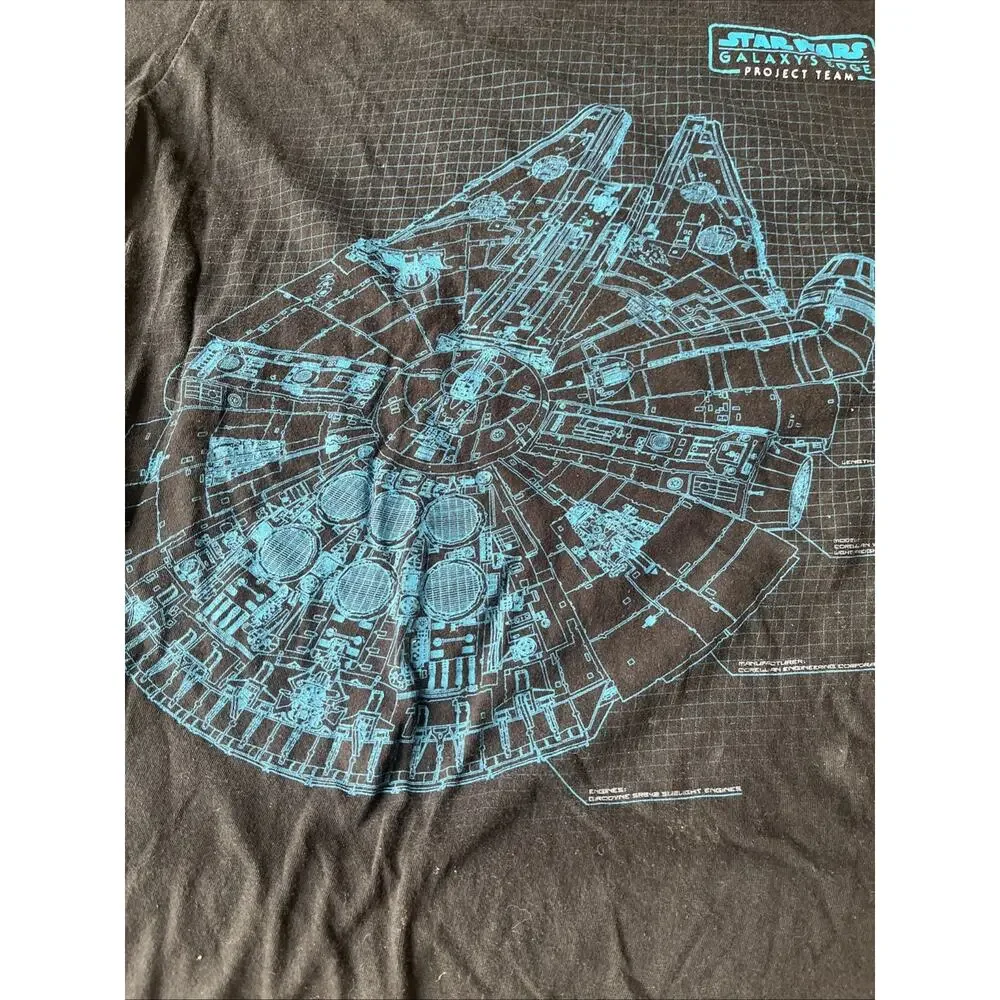 Star Wars Galaxy's Edge Imagineering Exclusive Project Team Shirt M Millennium